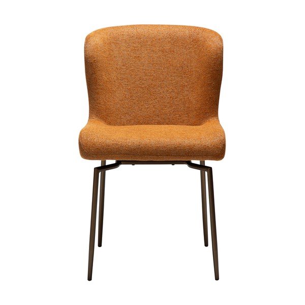 Hnedá čalúnená jedálenská stolička Glam – DAN-FORM Denmark-image-2