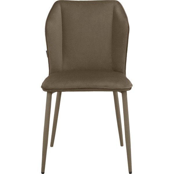 Hnedé zamatové jedálenské stoličky v súprave 2 ks Wilma – Støraa-image-2