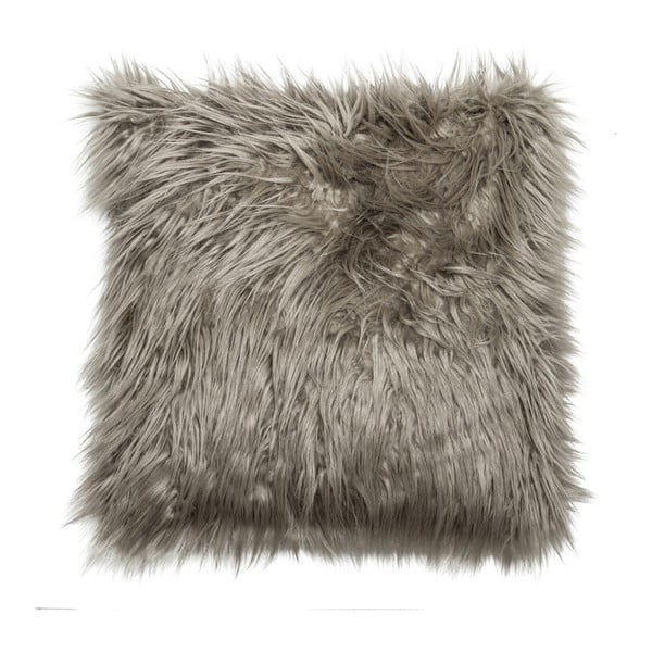 Vankúš Faux Fur Grey, 45x45 cm