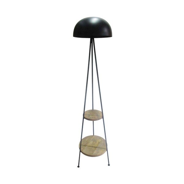 Čierna stojacia lampa (výška 150 cm) Ardecor - Sema-image-2