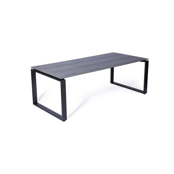 Sivý záhradný stôl pre 8 osôb Bonami Selection Strong, 210 x 100 cm