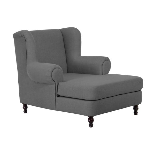 Antracitové kreslo ušiak Max Winzer Mareille Anthracite