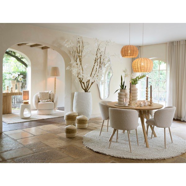 Okrúhly jedálenský stôl z mangového dreva ø 120 cm Quenza – Light & Living-image-2