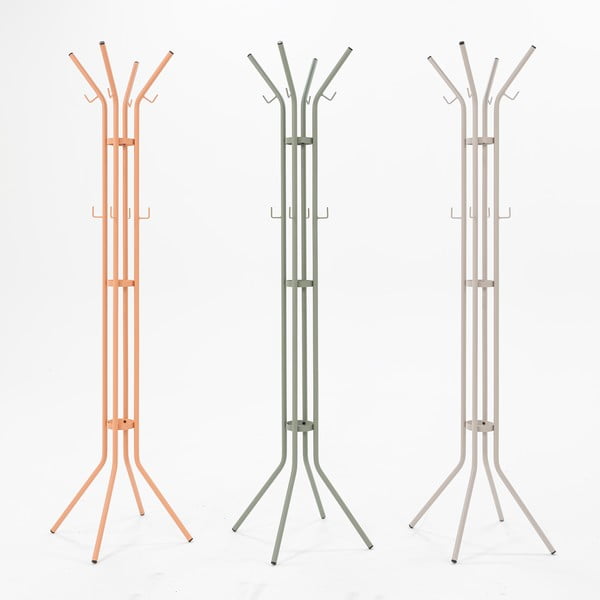 Kovový vešiak v lososovej farbe ø 40x170 cm Jessy – Spinder Design-image-2