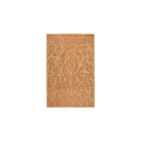 Vlnený koberec Dama no. 633, 140x200 cm, krémový