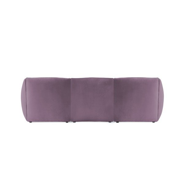 Svetlofialová trojmiestna modulová pohovka Vivonita Velvet Cube-image-1