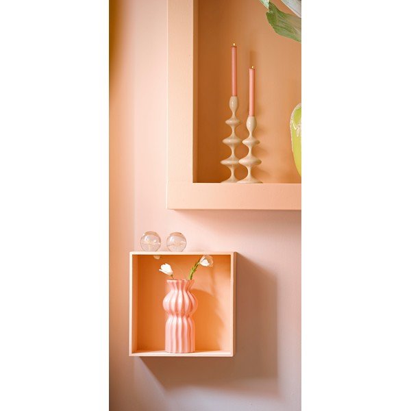Ružová sklenená váza (výška  28 cm) Terento – Light & Living-image-1