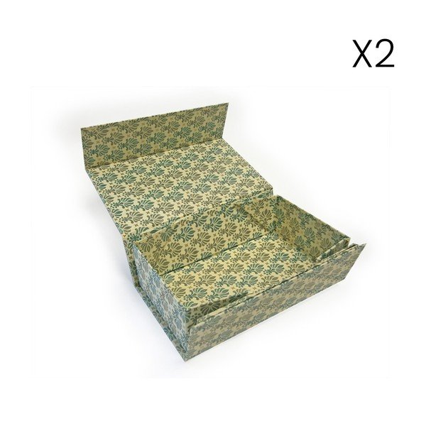 Darčekové škatule v súprave 2 ks 20x36 cm Lilies – Kartos-image-1