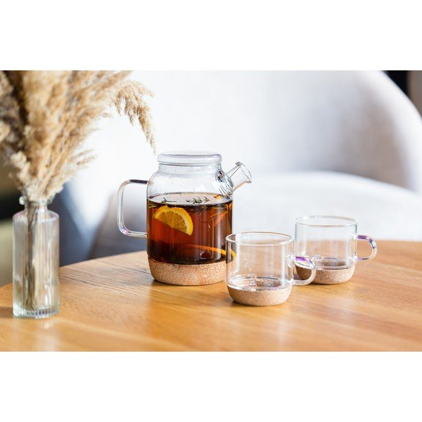 Sklenená čajová súprava Vilagio – Vialli Design-image-4