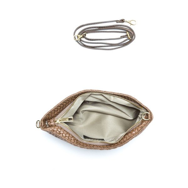 Sivo-hnedá kožená kabelka Isabella Rhea no. 8029-image-4