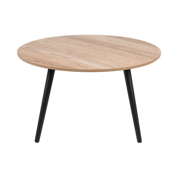 Konferenčný stolík s dyhou z jaseňa Actona Stafford, ⌀ 80 cm-image-2