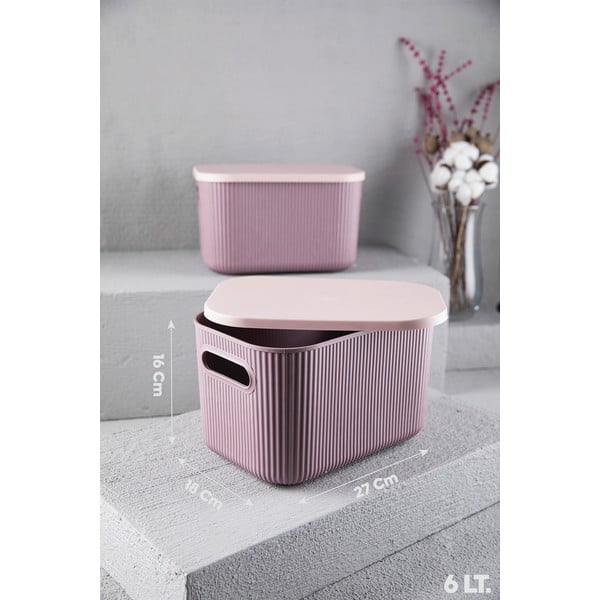 Plastový úložný box s vekom - Mioli Decor-image-1