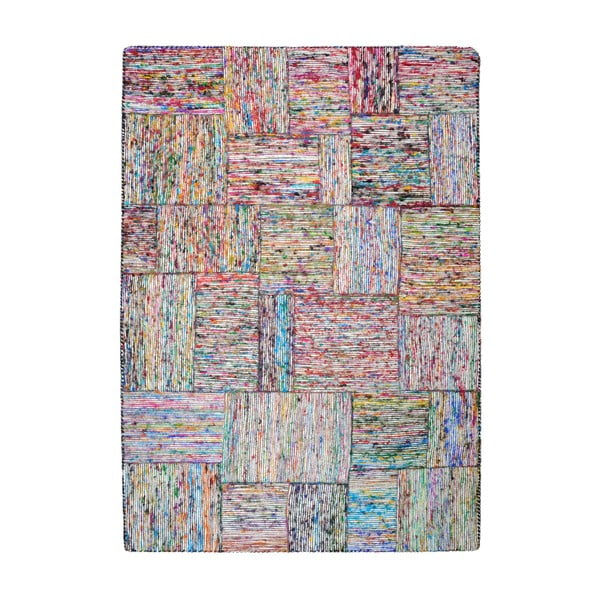 Koberec z recyklovaného hodvábu Silk Lane Multi, 160x230 cm