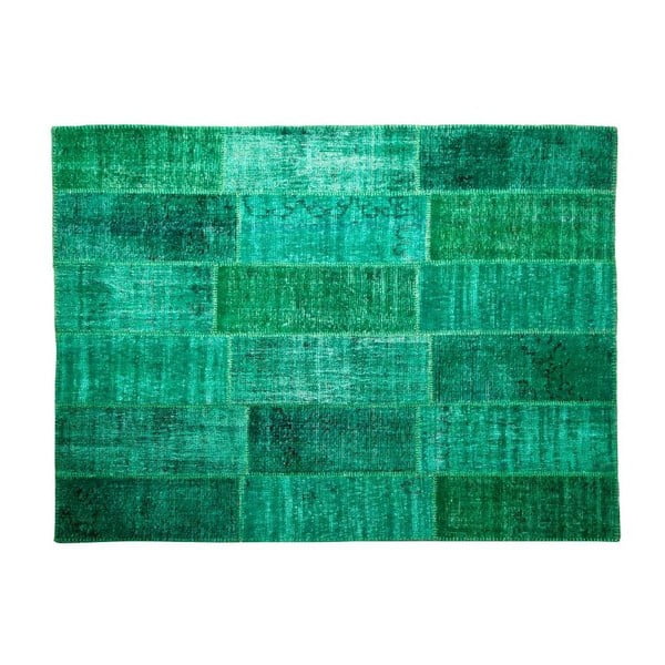Vlnený koberec Allmode Green, 150x80 cm