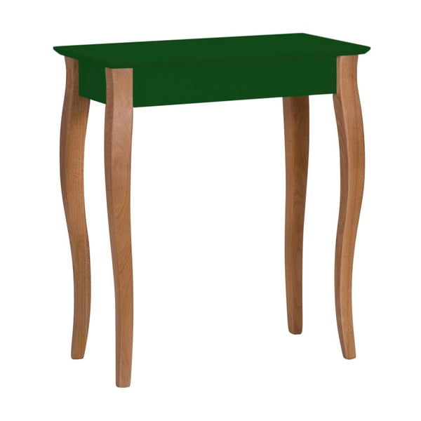 Tmavozelený konzolový stolík Ragaba Lillo, šírka 65 cm