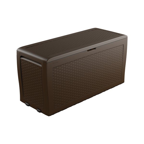 Tmavohnedý plastový záhradný úložný box Samoa – Keter-image-2