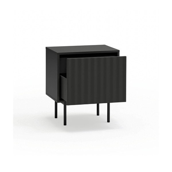 Čierny matný nočný stolík Sierra – Teulat-image-3