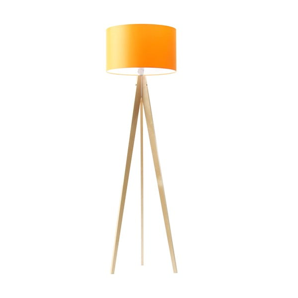 Stojacia lampa Artist Orange/Birch, 150x42 cm