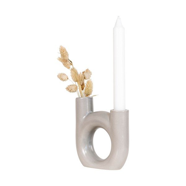 Biely sklenený svietnik House Nordic Fondo-image-1