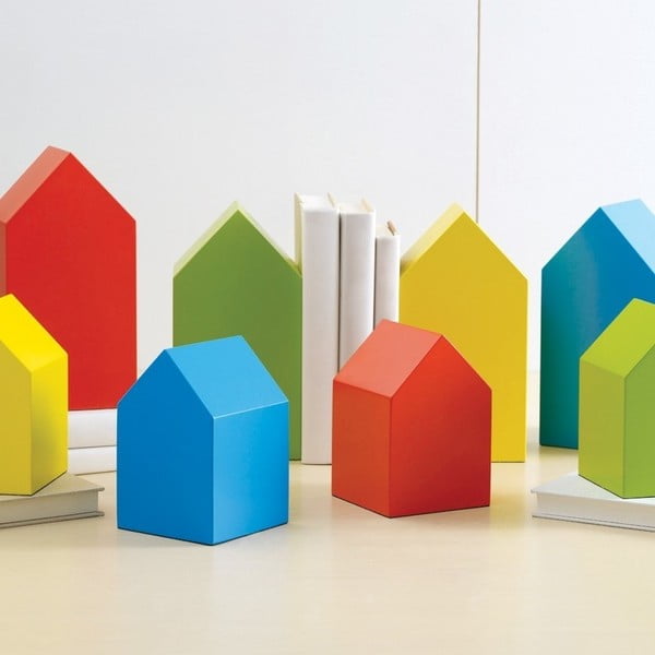 Sada 4 veľkých farebných domčekov Design Ideas House