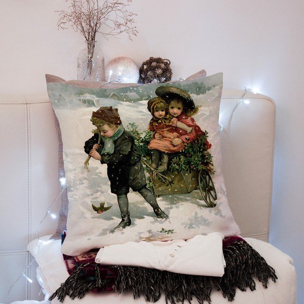 Obliečka na vankúš s vianočným motívom 43x43 cm – Mila Home-image-3
