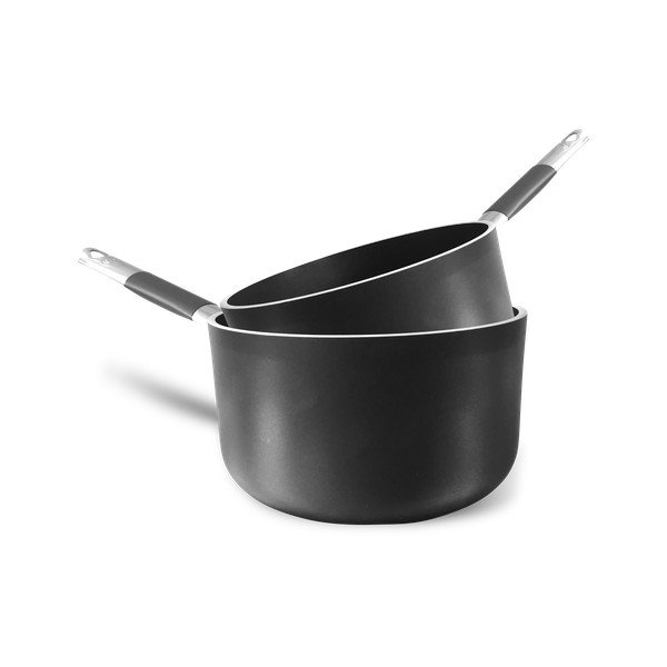 Hliníková rajnica s nepriľnavým povrchom Pentole Agnelli Al Black, ø 16 cm-image-1