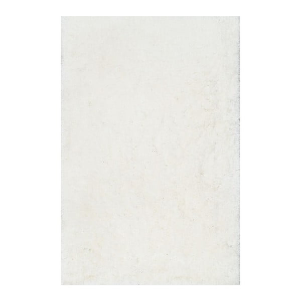 Ručne tuftovaný biely koberec nuLOOM Fluffy White, 122 x 183 cm