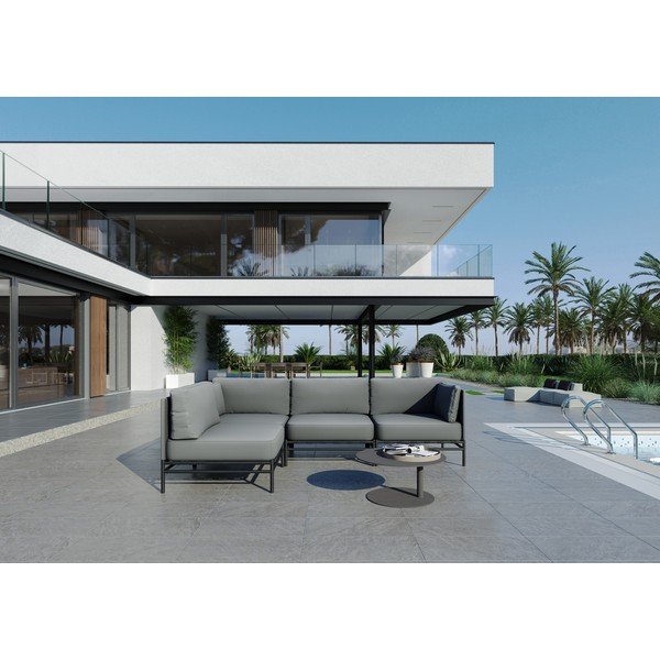 Svetlosivý variabilný modul záhradnej pohovky Dandy – Sit Sit-image-1