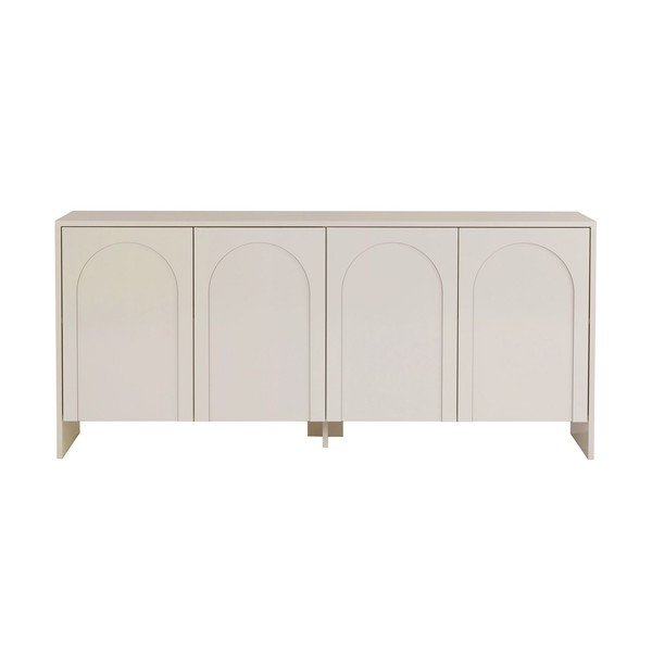 Krémovobiela komoda 180x80x45 cm Arlen  – Kalune Design-image-3