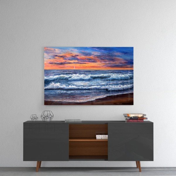 Sklenený obraz Insigne Waves, 72 x 46 cm-image-1