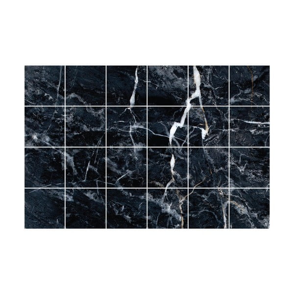 Súprava samolepiek na kachličky 24 ks 15x15 cm Marble Tiles Florencia - Ambiance-image-2
