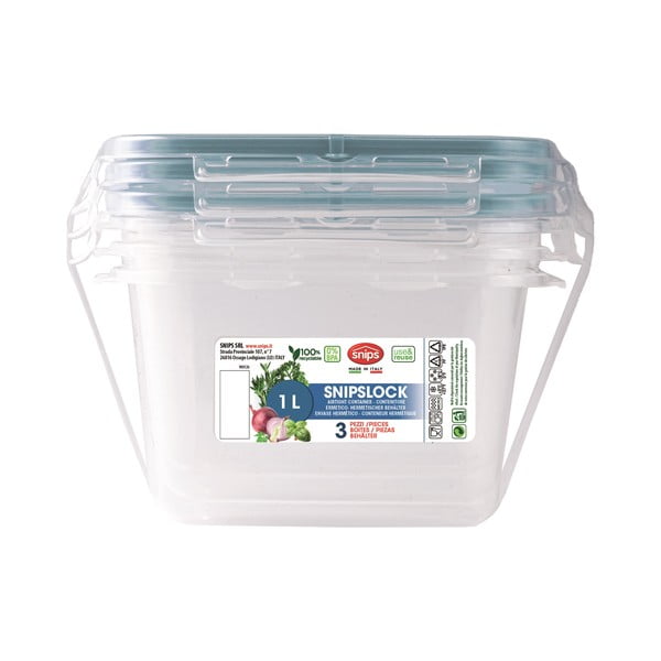 Potravinové škatuľky v súprave 3 ks Snipslock – Snips-image-3