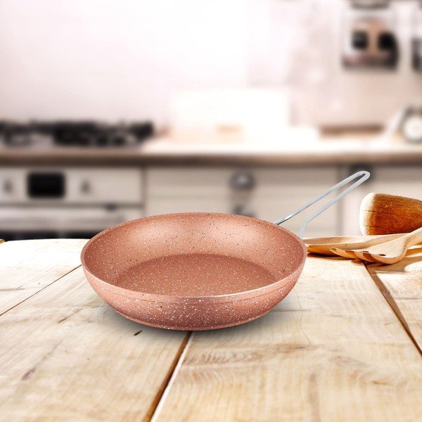 Ružová hliníková panvica Güral Porselen Classic, ø 26 cm-image-1