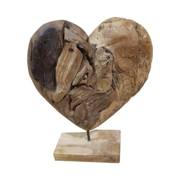 Dekorácia z recyklovaného dreva HSM Collection Heart