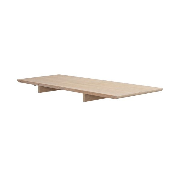 Prídavná doska k jedálenskému stolu z dubového dreva 140x50 cm Clapperton – Rowico-image-3