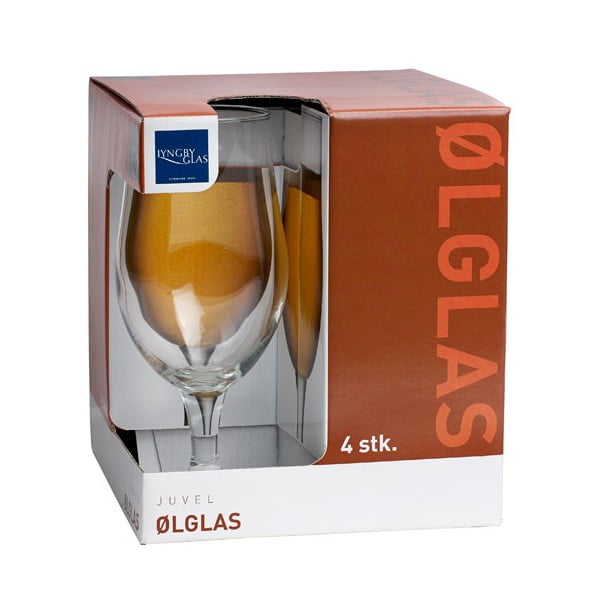 Súprava 4 pohárov na pivo Lyngby Glas Juvel, 490 ml-image-3