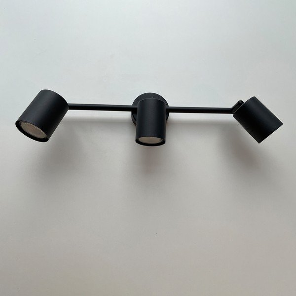 Čierne kovové LED bodové svietidlo 8x42 cm Vano – Fischer & Honsel-image-1