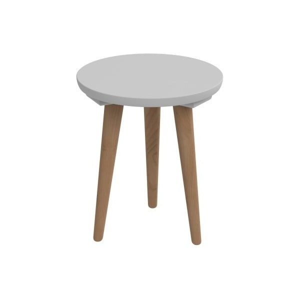 Stôl D2 Bergen, 30 cm, sivý