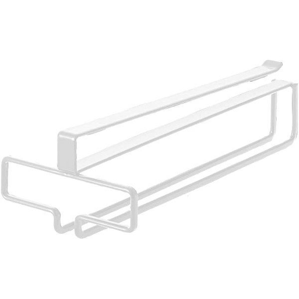 Biely závesný kovový držiak na poháre na víno Tower – YAMAZAKI