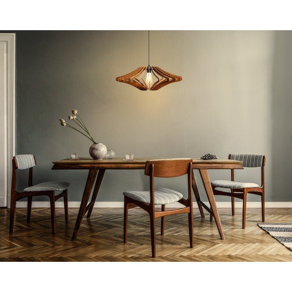 Závesné svietidlo v prírodnej farbe ø 47 cm – Opviq lights-image-2