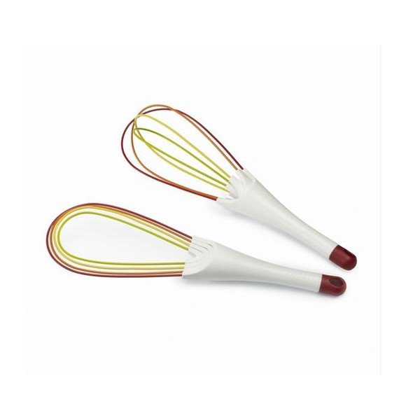 Bielo-červená skladacia metlička Joseph Joseph Twist