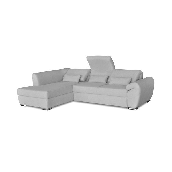 Svetlosivá rohová rozkladacia pohovka Windsor & Co. Sofas Epsilon, ľavý roh-image-1
