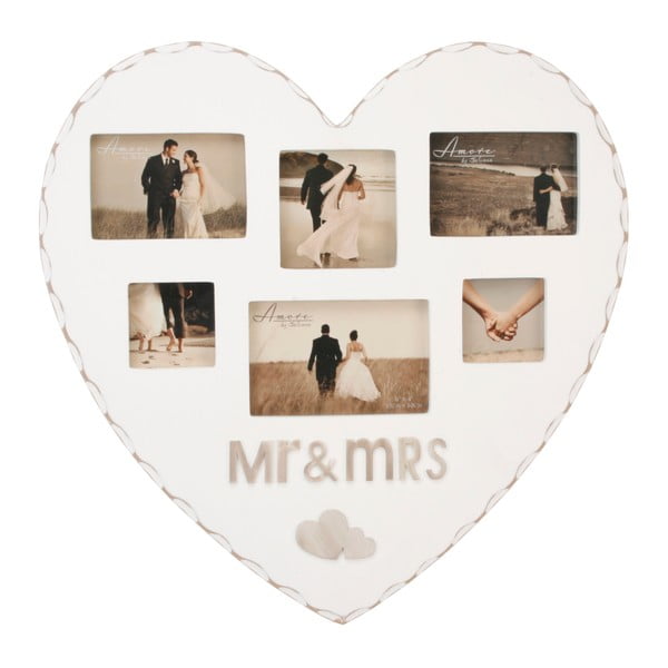 Rámik na 6 fotografií Amore Mr. and Mrs.