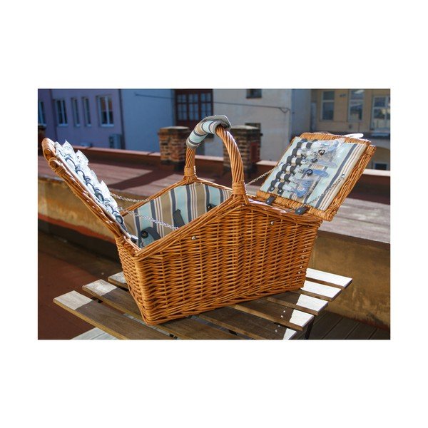 Piknikový set Wicker pre 4 ľudí-image-2