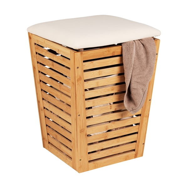 Bambusový kôš na bielizeň 55 l - Wenko-image-2