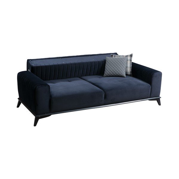 Tmavomodrá pohovka 220 cm Lisa – Balcab Home-image-3