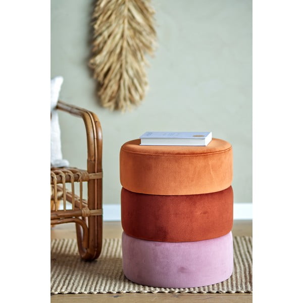 Zamatový taburet Bilbao – Bloomingville-image-2