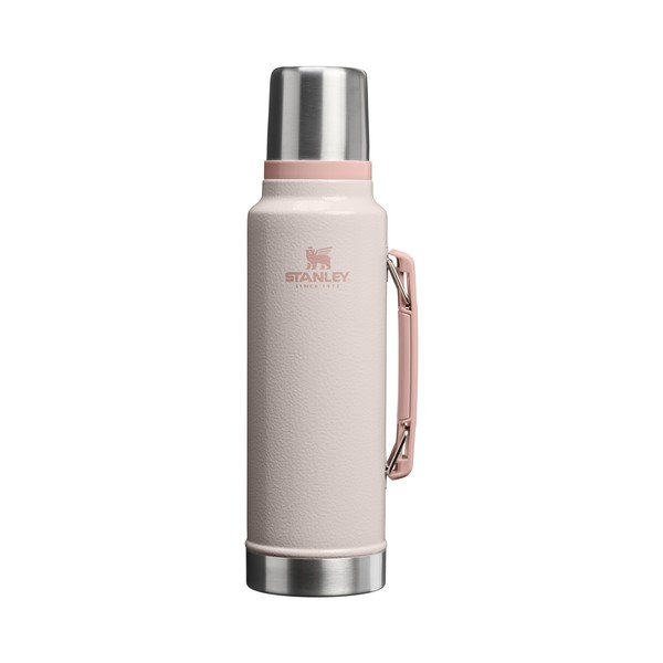 Svetloružová termoska z nehrdzavejúcej ocele 1,4 l Legendary Classic Bottle Hammertone Rose Quartz – Stanley