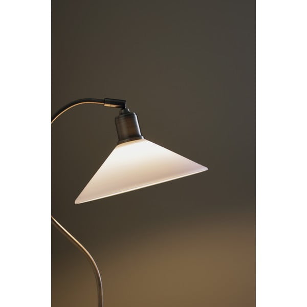 Stolová lampa so skleneným tienidlom v bielo-mosadzovej farbe (výška 49 cm) Vela – Markslöjd-image-3