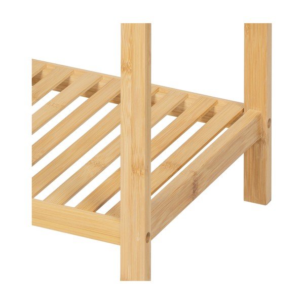 Bambusový kúpeľňový regál v prírodnej farbe 37x110 cm Skaren – Bonami Essentials-image-3